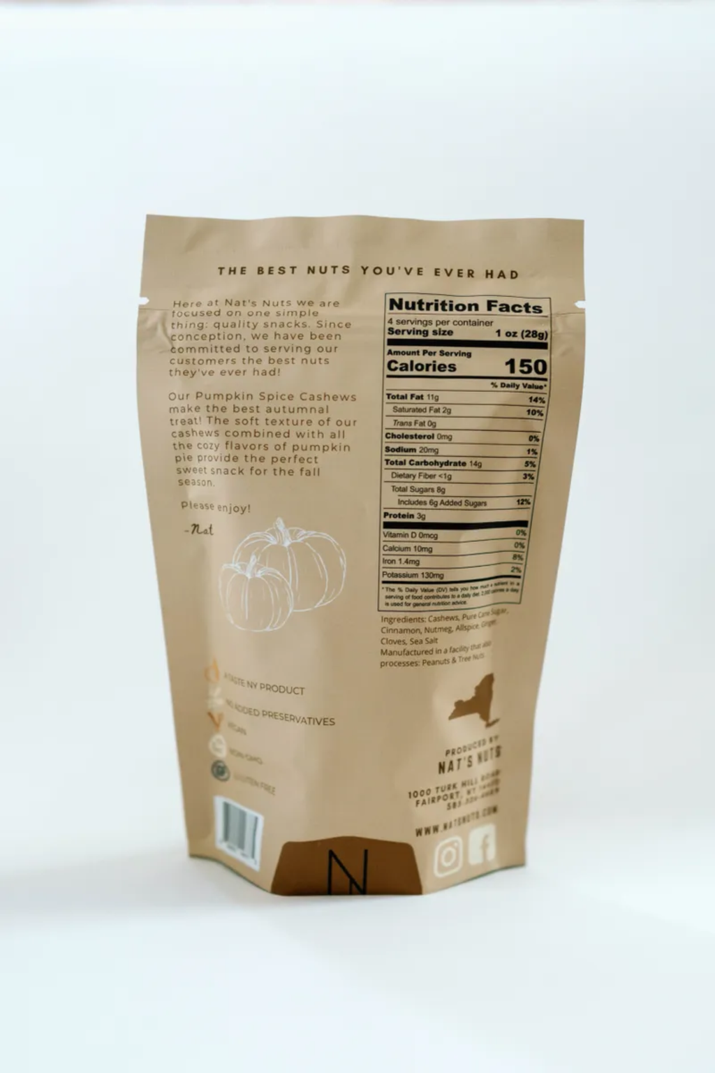 Pumpkin Spice Cashews