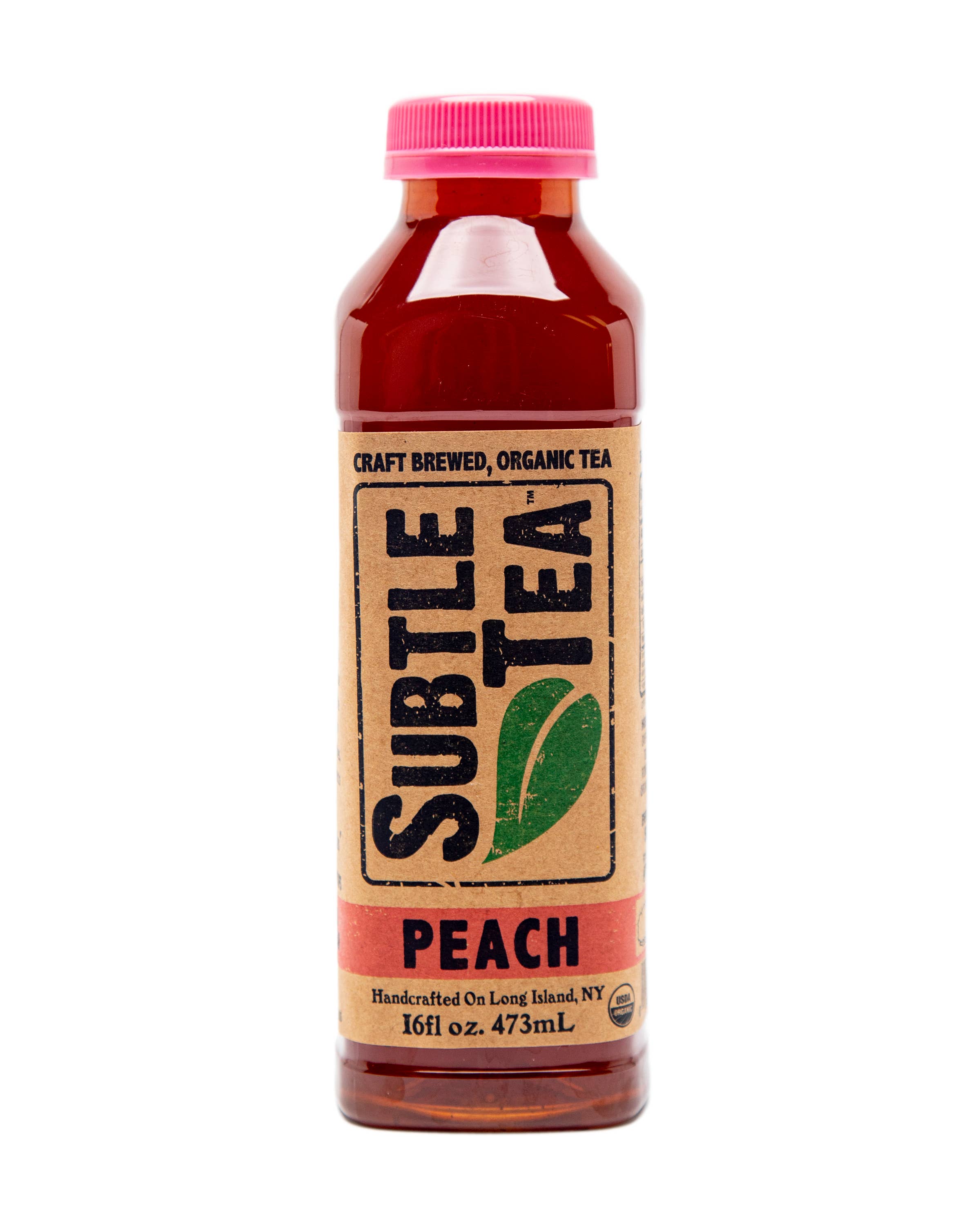 Subtle Tea Peach 16 oz. Bottle