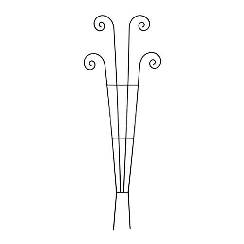 American Garden Works FTM Fan Trellis, 60" x 24", Matte Black