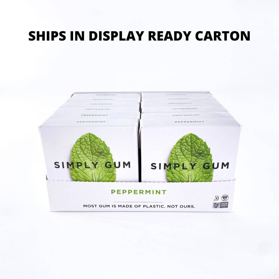 Peppermint Chewing Gum - Natural + Plastic-Free