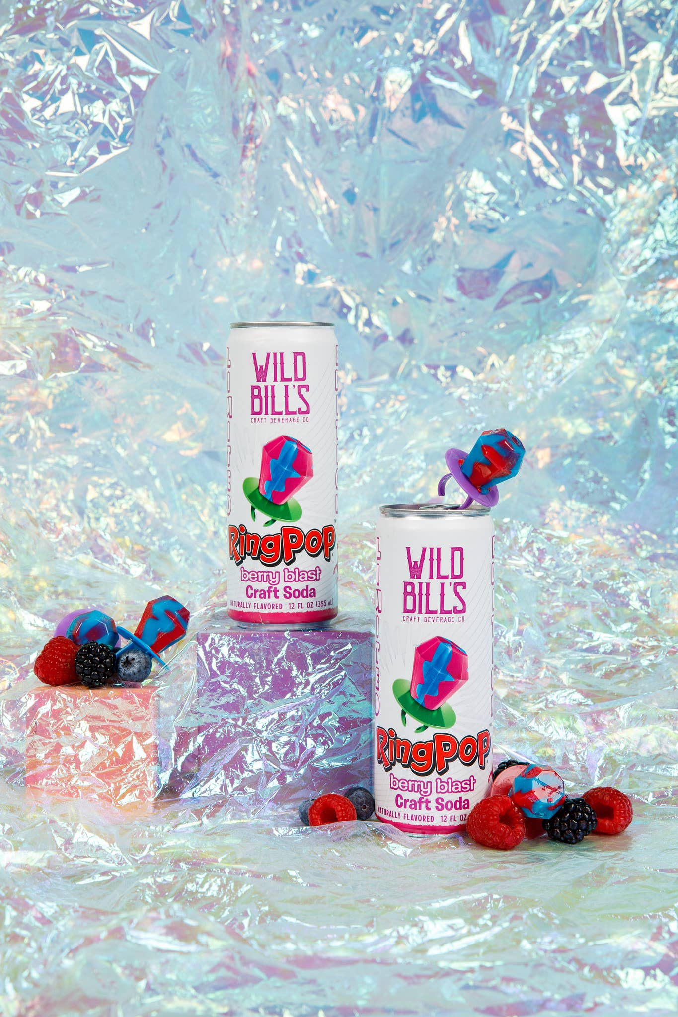 Ring Pop Soda Berry Blast Pure Cane Sugar Can