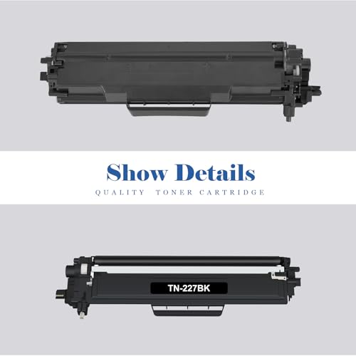TN227 TN-227BK/C/M/Y High Yield Toner Cartridge: HL-L3290CDW Compatible Replacement for Brother TN-223BK/C/M/Y TN-227 TN223 TN 227 for HL-L3270CDW MFC-L3770CDW MFC-L3750CDW HL-L3210CW Printer 5 Pack