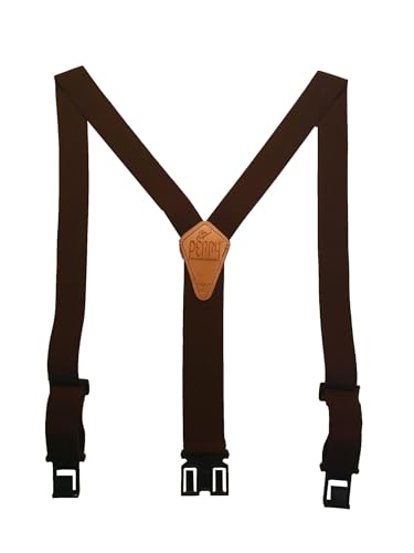 PERRY SUSPENDERS Original 2" Big & Tall Brown