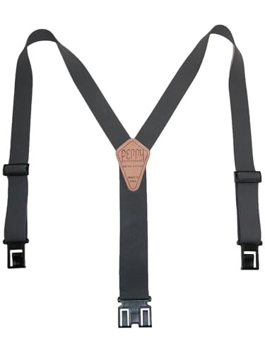 PERRY SUSPENDERS Original 2" Grey Big & Tall