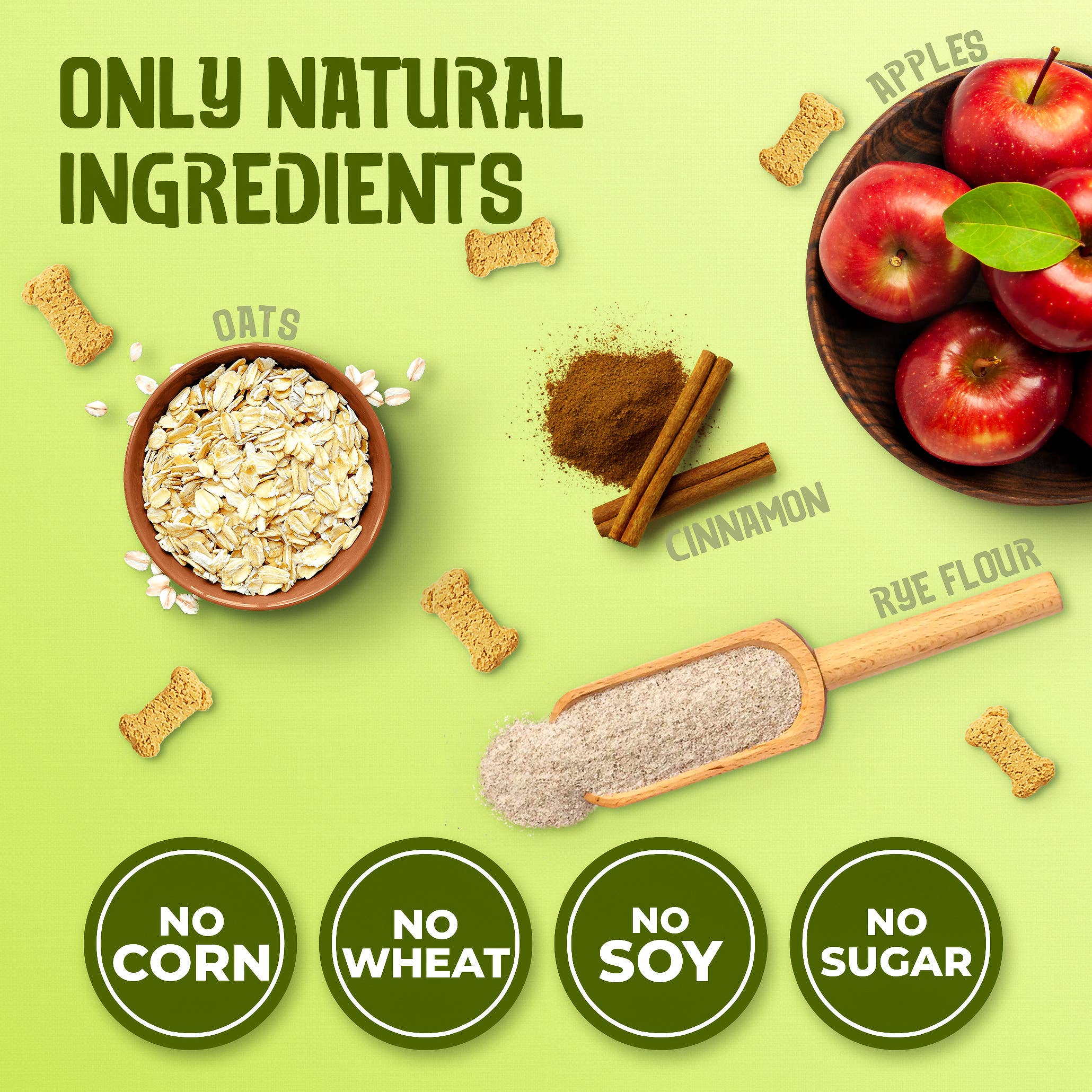 Apple Cinnamon Dog Treats