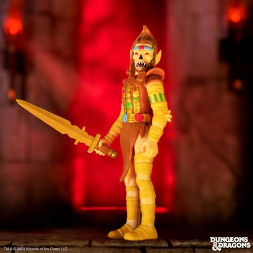 Super7 Dungeons & Dragons Githyanki - 3.75" Dungeons and Dragons Action Figure with Accessory Vintage Collectibles and Retro Toys