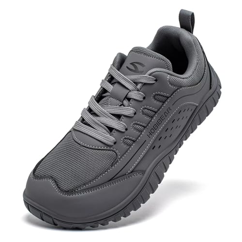 HOBIBEAR Zero Drop Barefoot Shoes|Trail Running Sneakers for Women Men|Wide Toe Box Fashion Walking Shoes