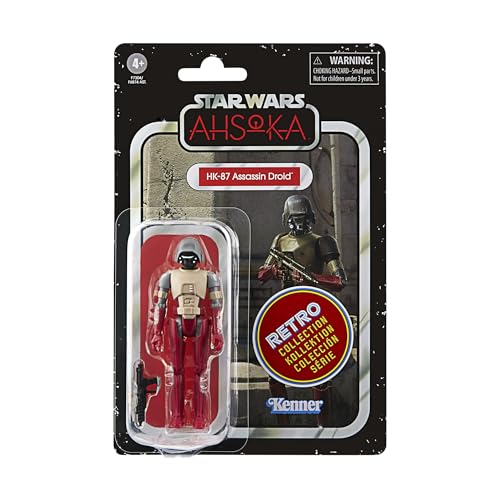 STAR WARS Retro Collection HK-87 Assassin Droid, Ahsoka 3.75-Inch Collectible Action Figures, Ages 4 and Up