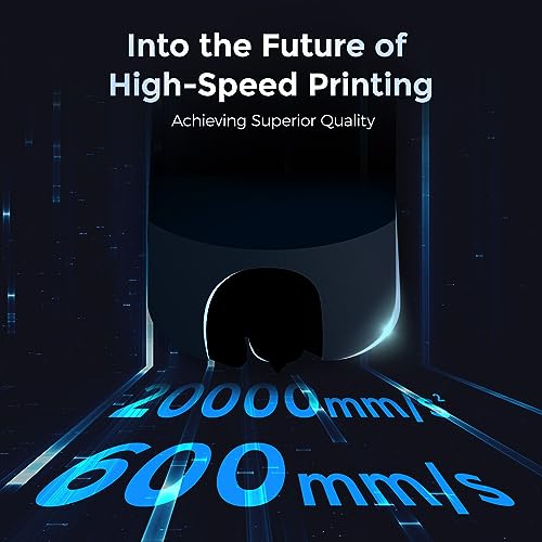 FLASHFORGE Adventurer 5M 3D Printer with Fully Auto Leveling, Max 600mm/s High Speed Printing, 280°C Direct Extruder with 3S Detachable Nozzle, CoreXY All Metal Structure, Print Size 220x220x220mm