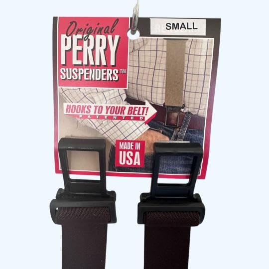PERRY SUSPENDERS Original 2" Big & Tall Brown