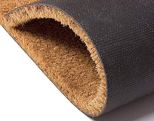 Coir Doormat Front Door Mat New Home Closing Housewarming Gift Welcome to Gigi and Papa's House Grandma Grandpa Grandparents Grandmother Grandfather (30" x 18" Standard)