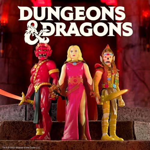 Super7 Dungeons & Dragons Githyanki - 3.75" Dungeons and Dragons Action Figure with Accessory Vintage Collectibles and Retro Toys