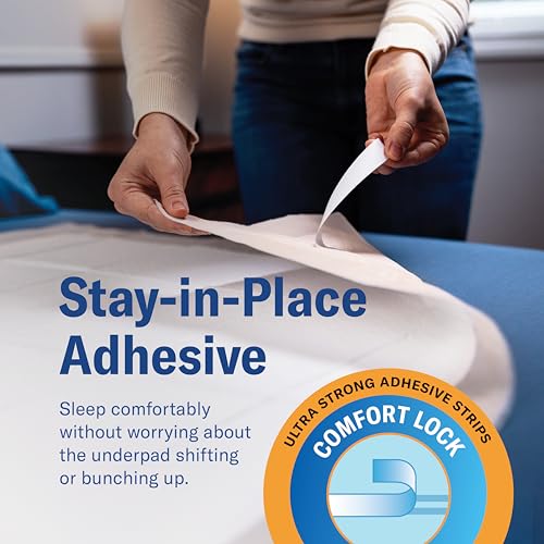 Chucks Premium Disposable Underpads 23”x36” [100-Count] Ultra Absorbent Chux Incontinence Bed Pads Disposable Adult with Adhesive Tape, Pee Pads Pet Training Pads X-Large 23x36 Bulk Pack