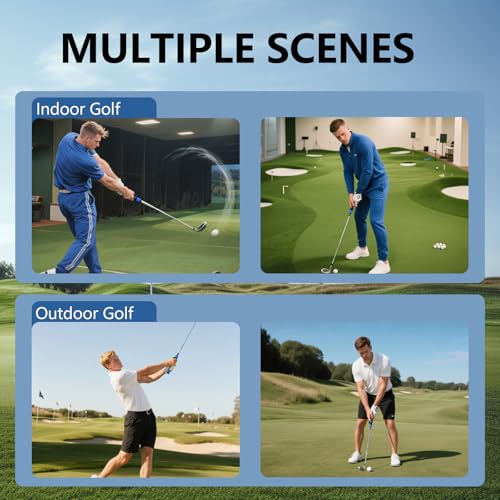 Golf Grip Trainer & Swing Training Aid – Correct Hand Positioning, Improve Swing Consistency & Muscle Memory – Practice Tool for Beginners & Intermediate Golfers - Blue