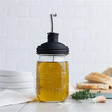 Mason Jar Pour Spout Lid