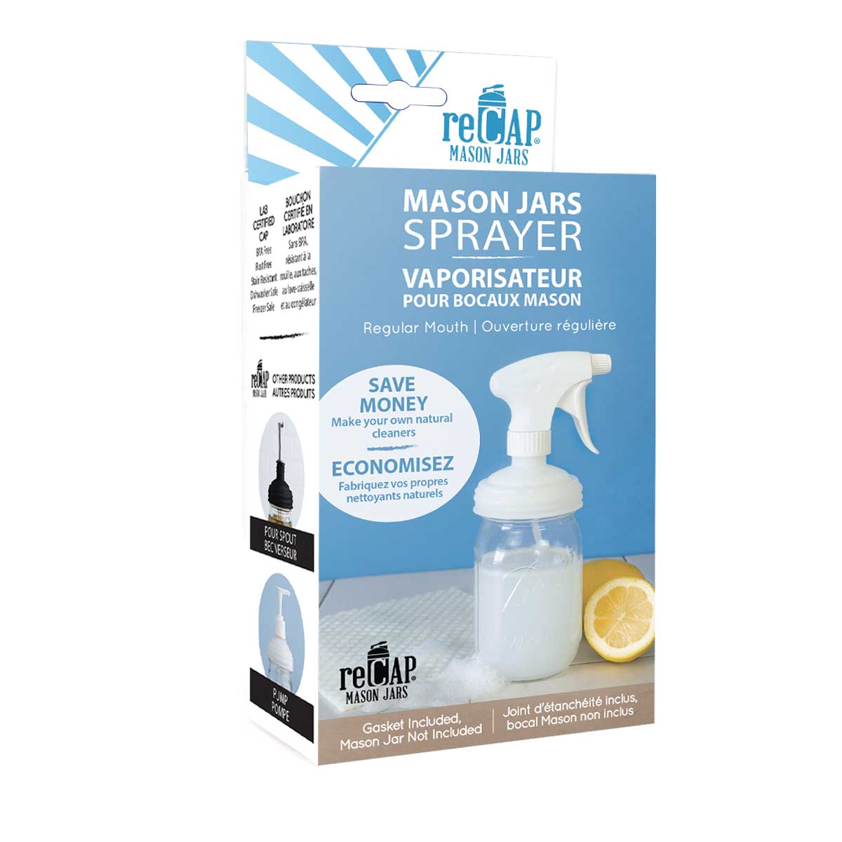 Mason Jar Sprayer Lid, by reCAP®