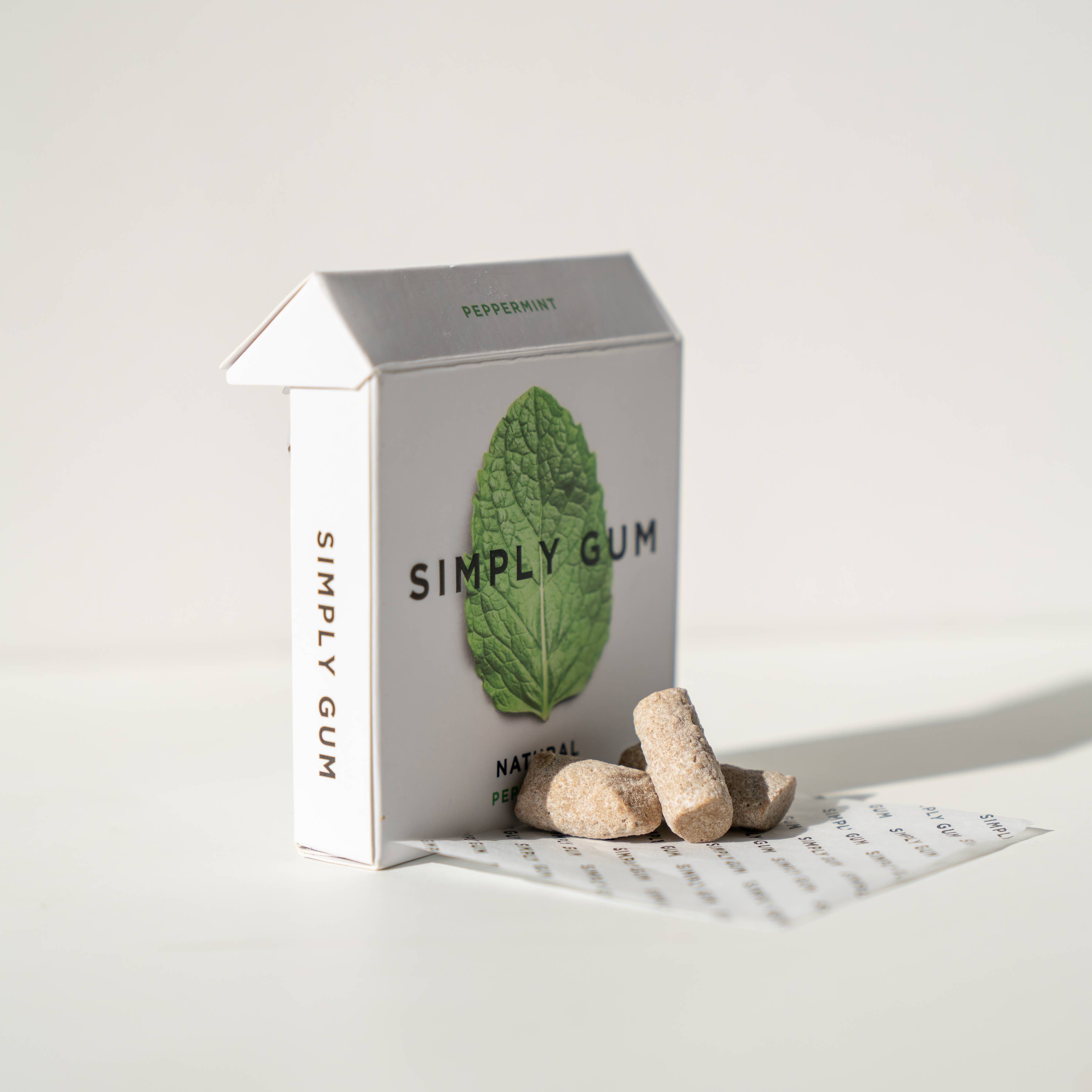 Peppermint Chewing Gum - Natural + Plastic-Free