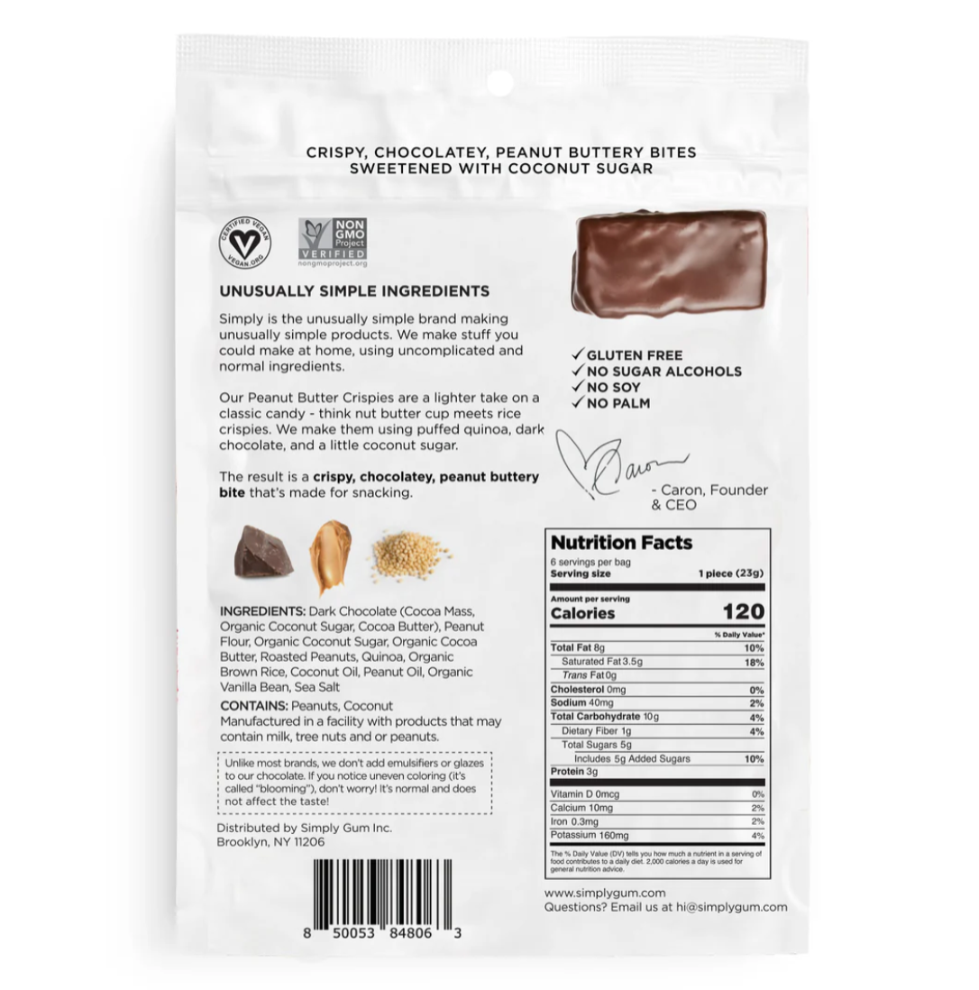Peanut Butter Crispies 4.7 oz Bag
