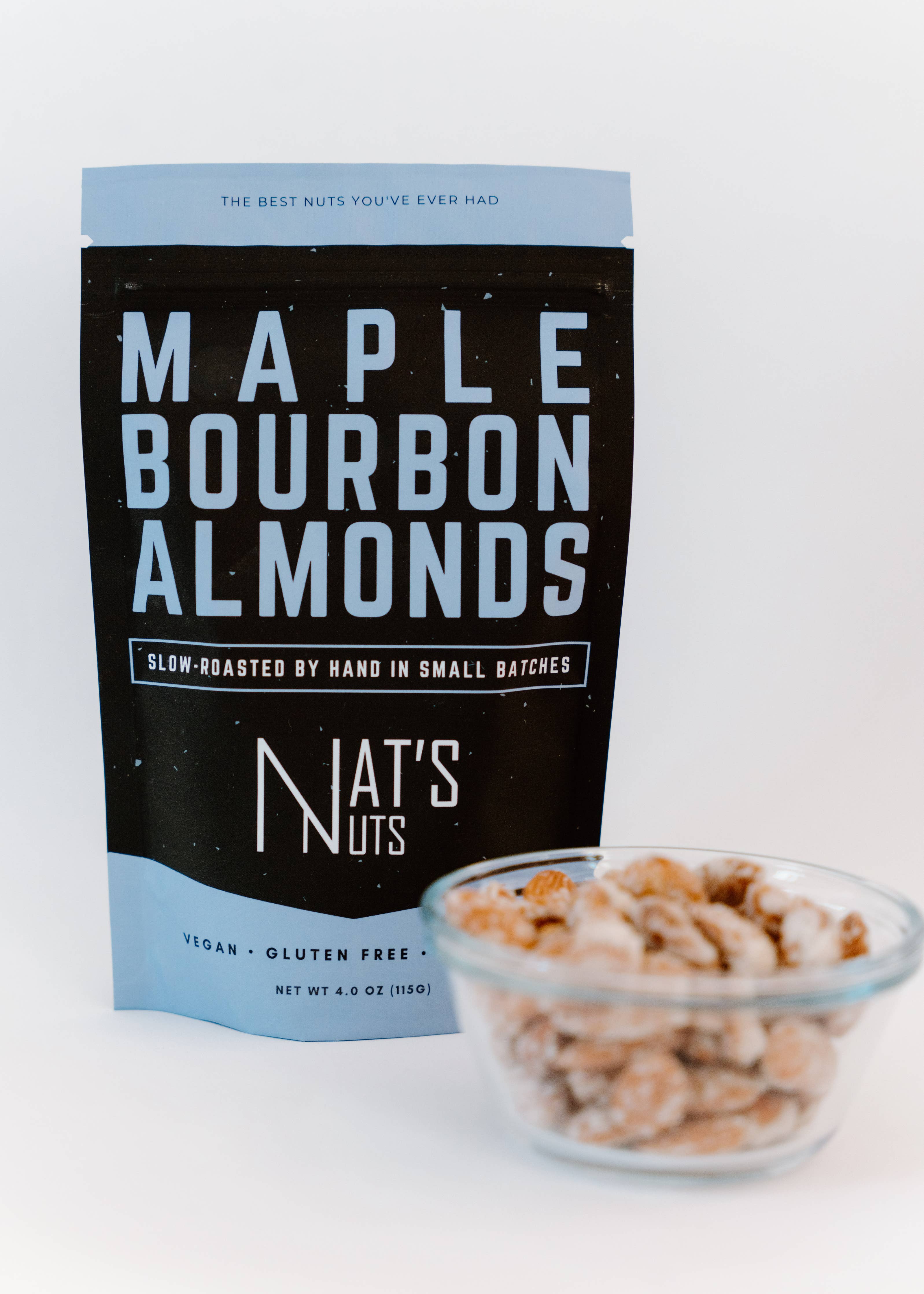 Maple Bourbon Almonds