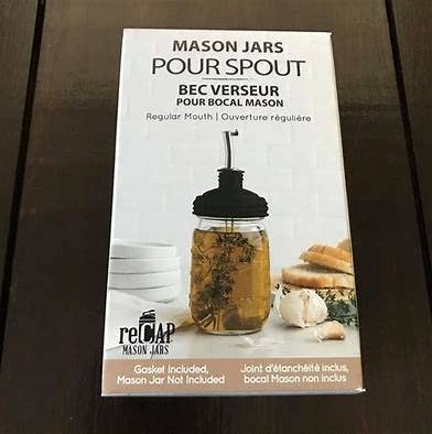 Mason Jar Pour Spout Lid