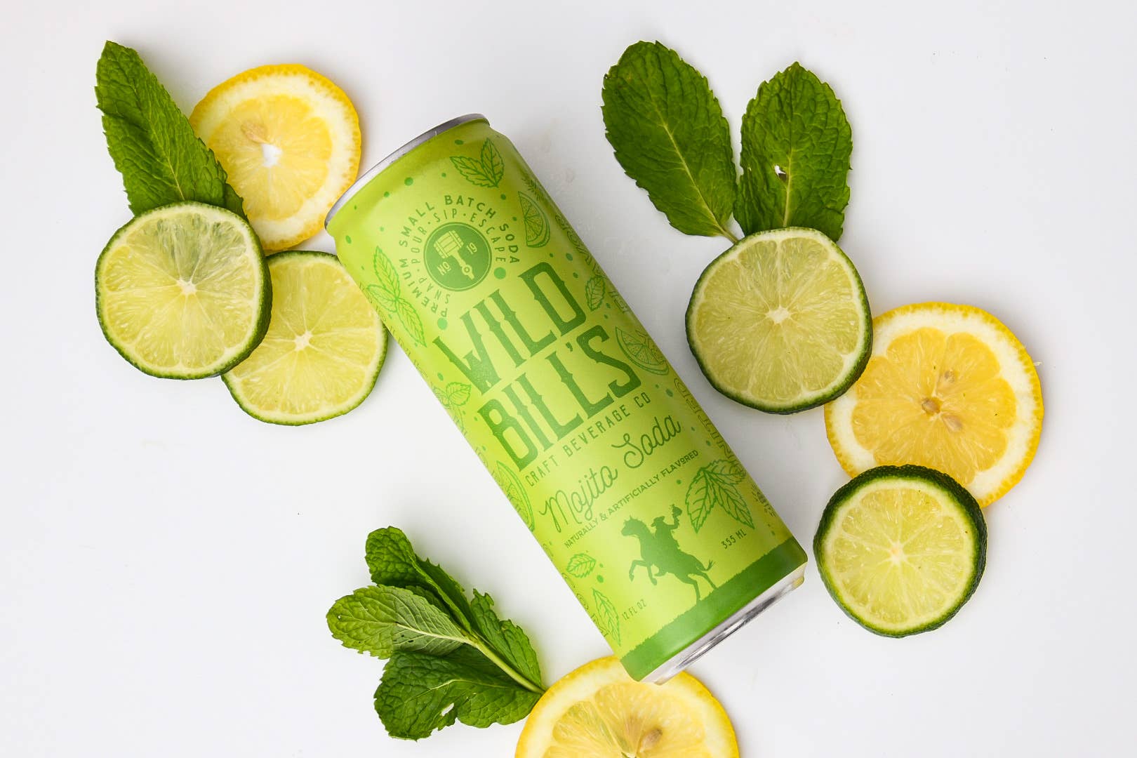 Mojito Mocktail - Premium Cane Sugar Soda 12 oz. Can