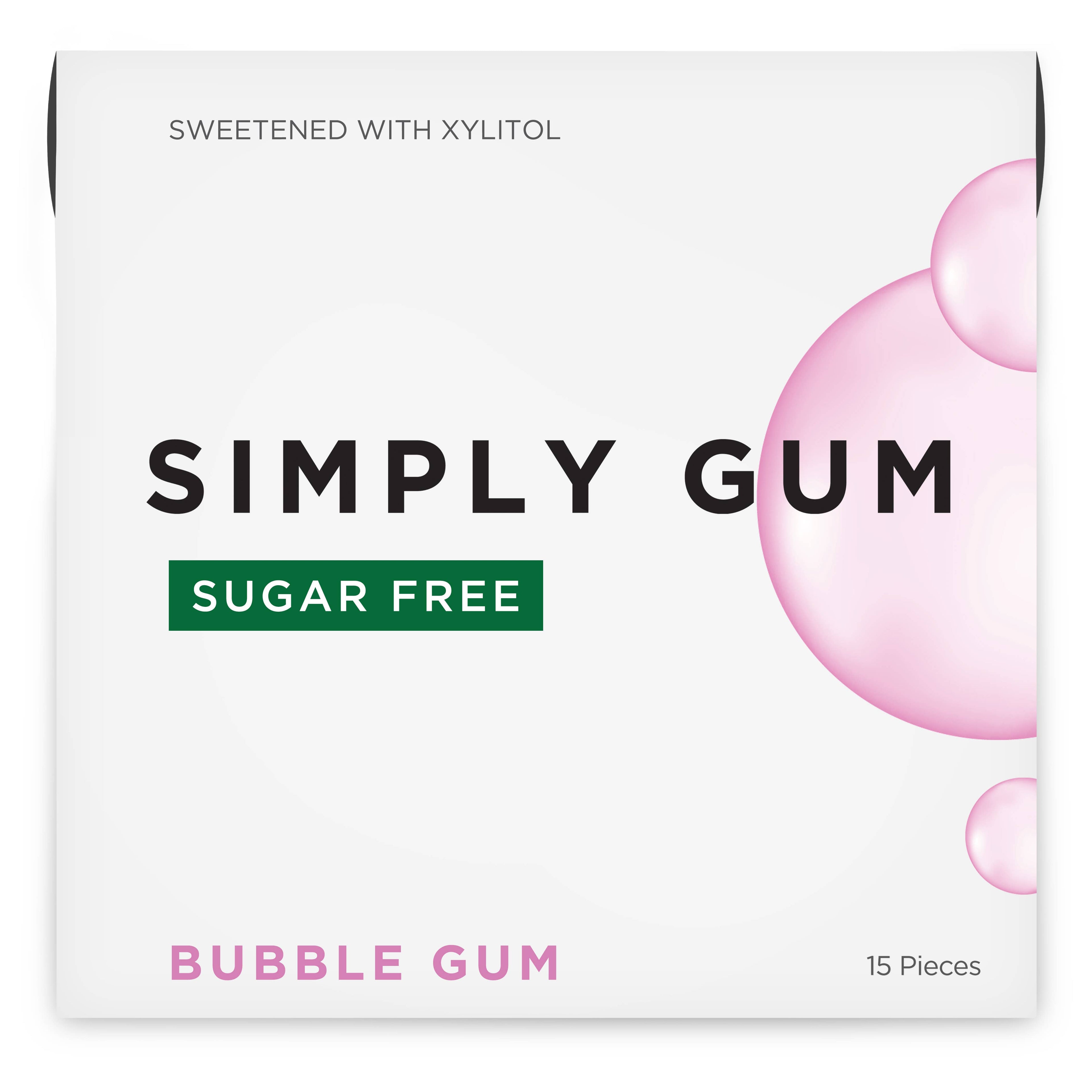 Sugar Free Bubble Gum - Natural + Plastic-Free