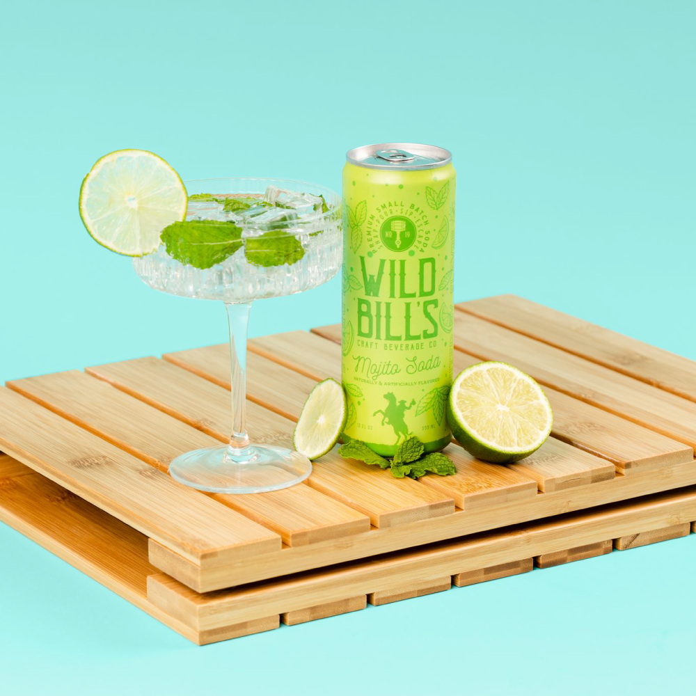 Mojito Mocktail - Premium Cane Sugar Soda 12 oz. Can