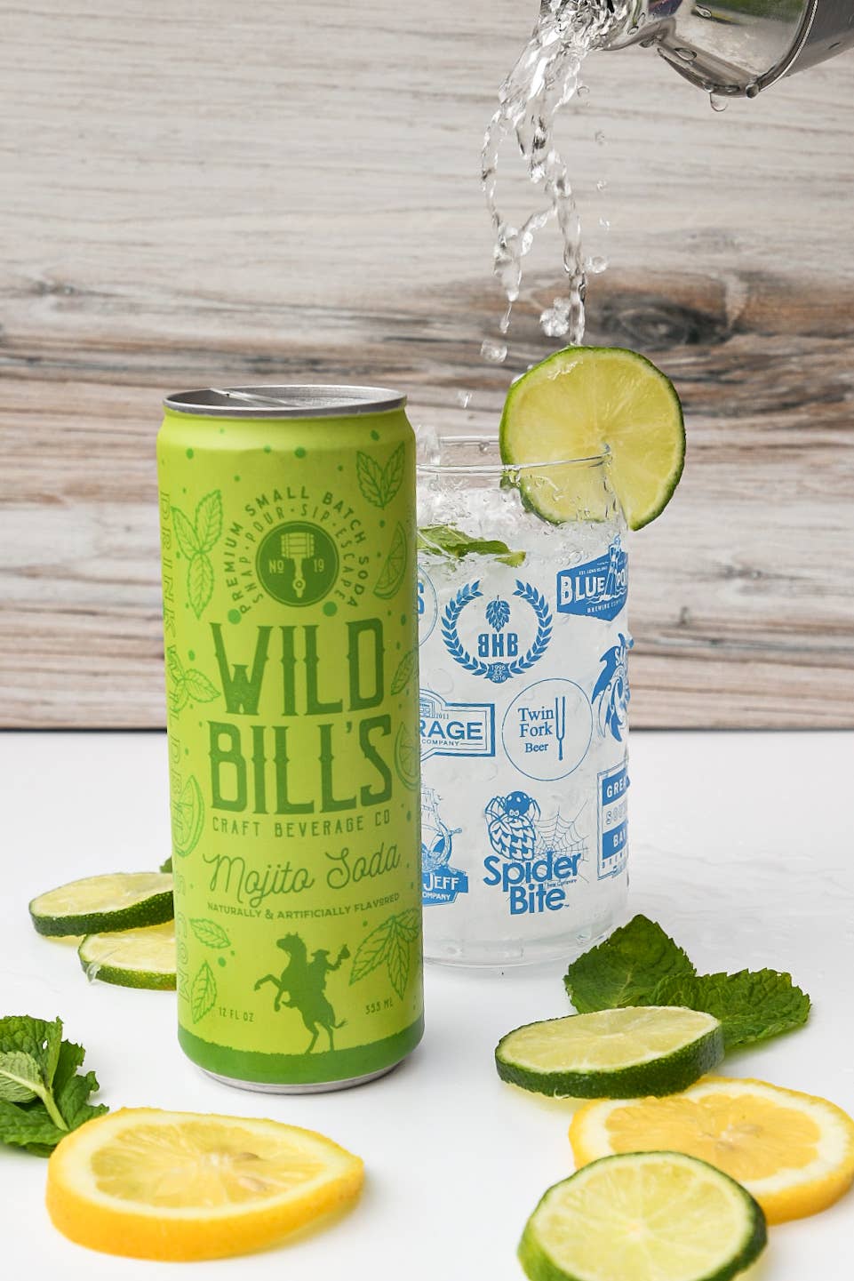 Mojito Mocktail - Premium Cane Sugar Soda 12 oz. Can