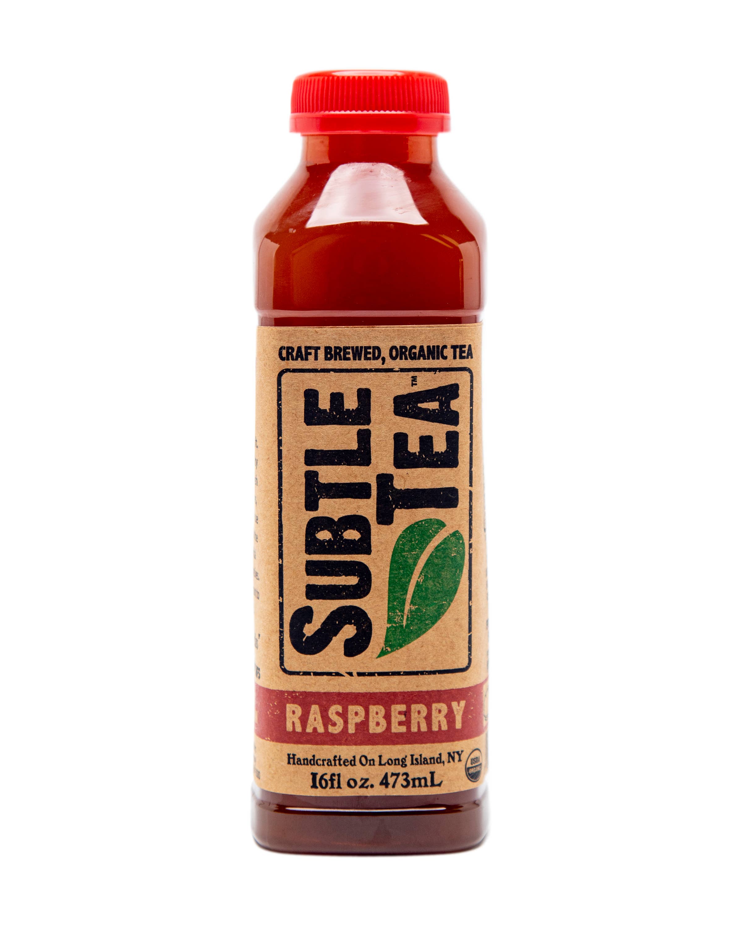 Subtle Tea Raspberry 16 oz. Bottle