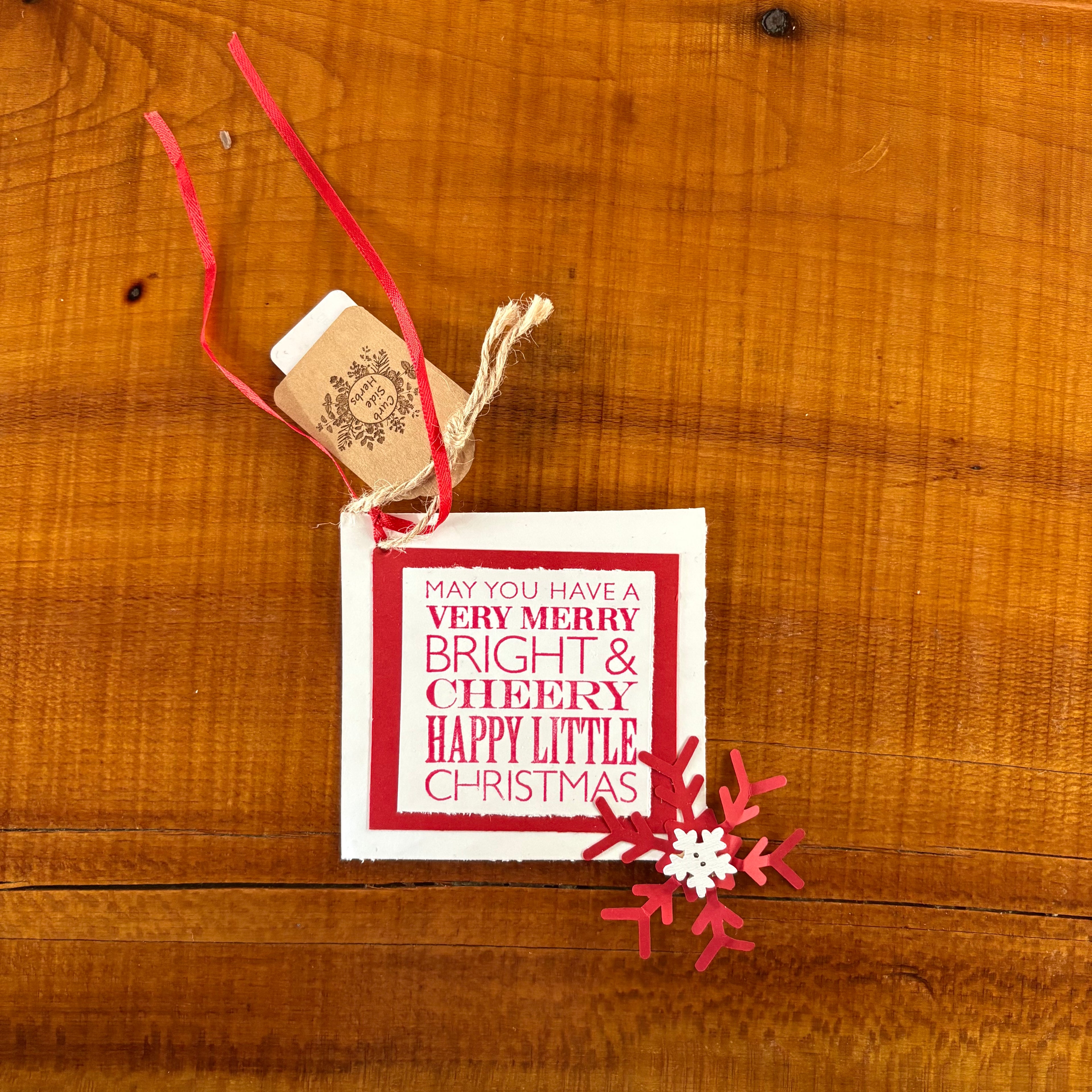Curb Side Herbs Gift Bag Tag