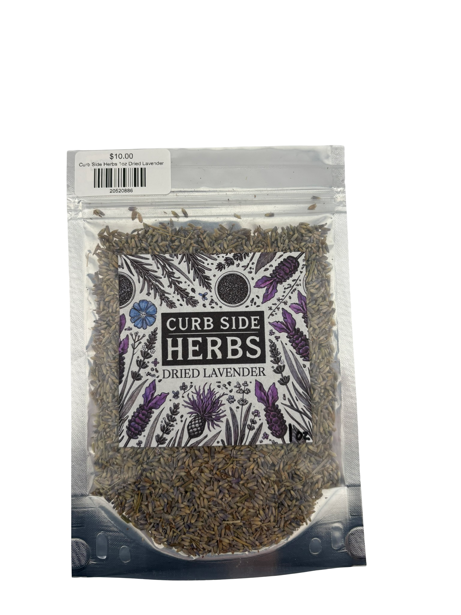 Curb Side Herbs 1oz Dried Lavender