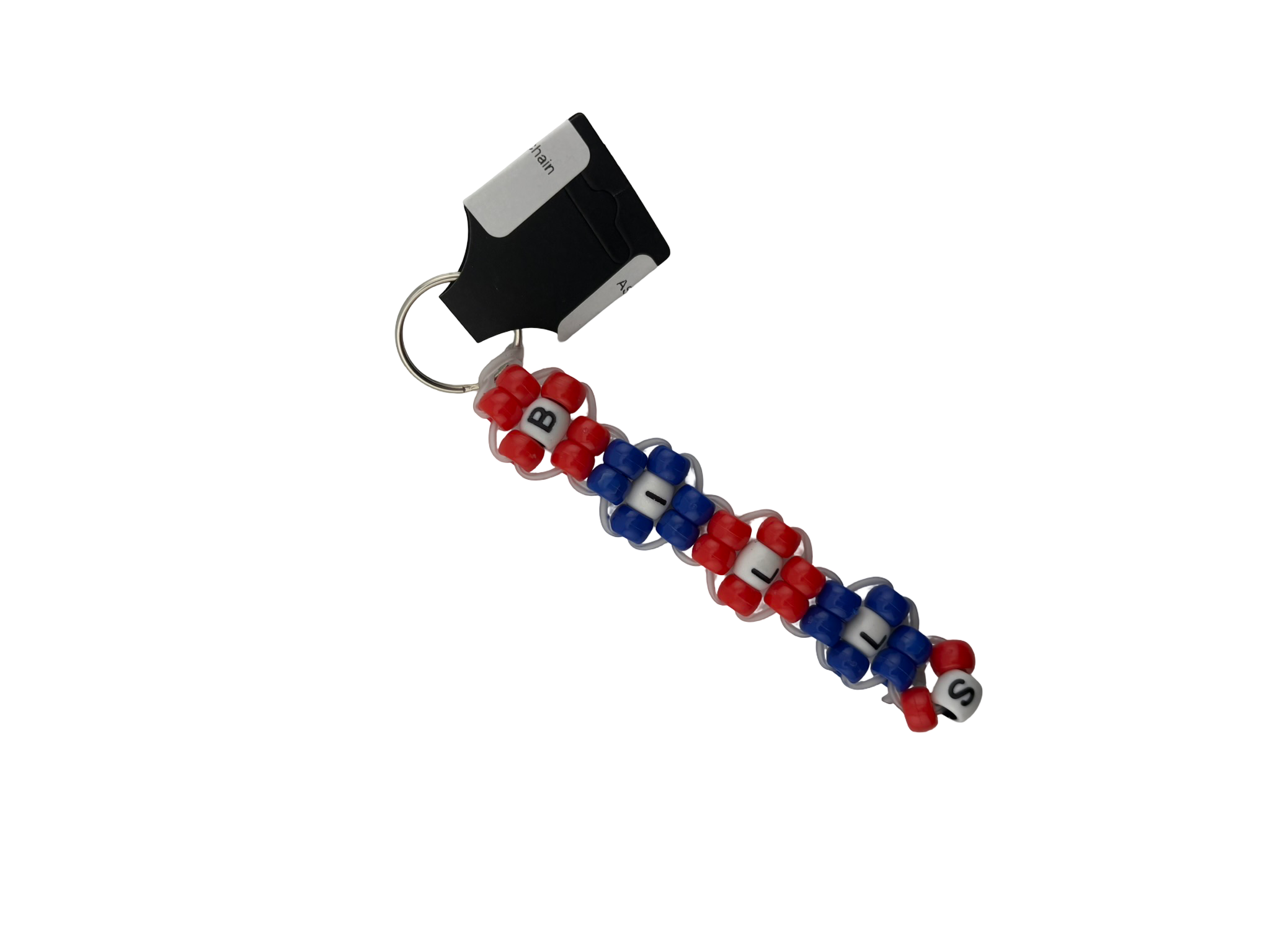 Bills Beaded Flower Keychain