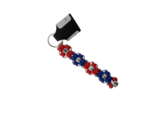 Bills Beaded Flower Keychain