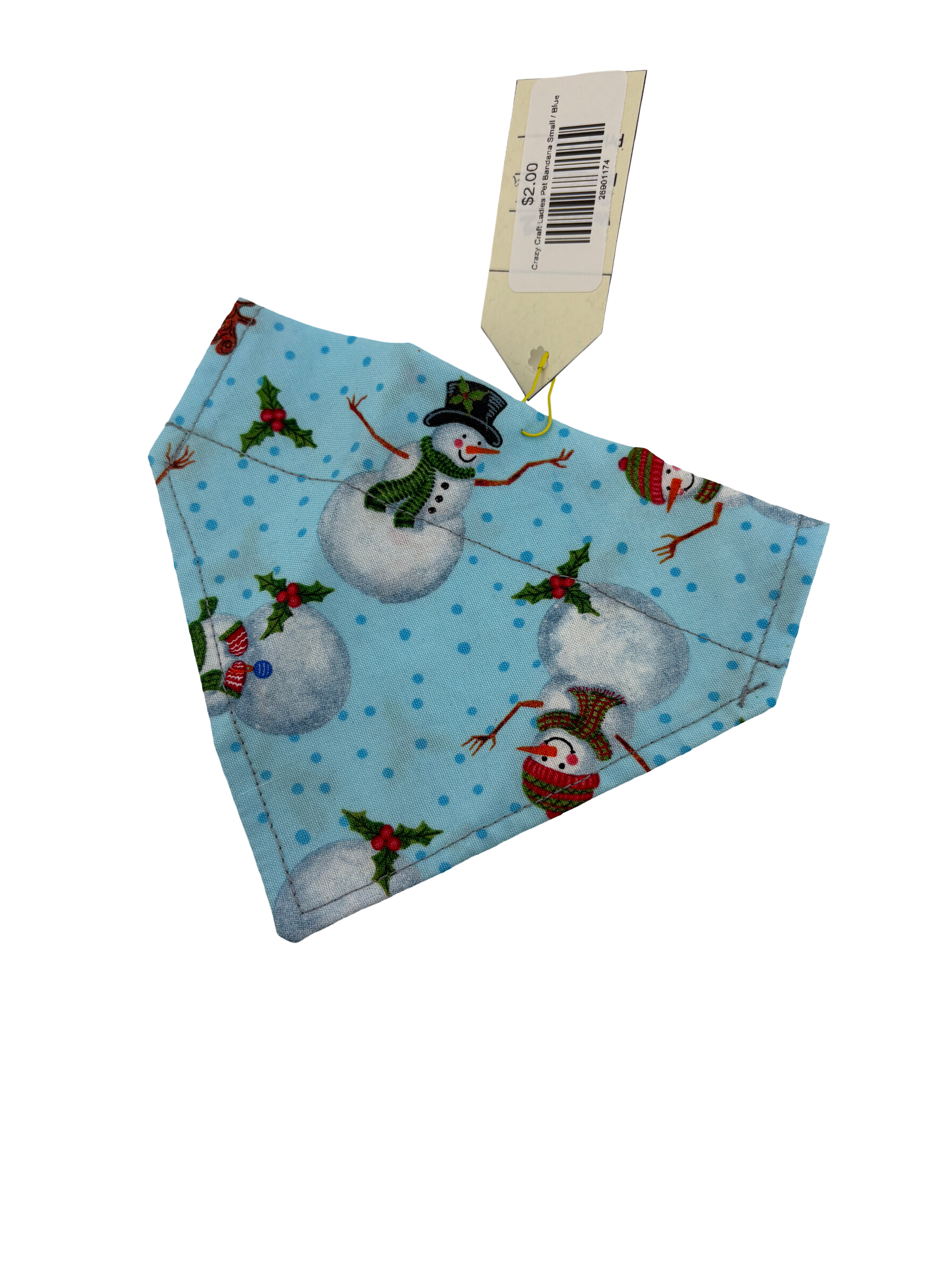 Crazy Craft Ladies Pet Bandana Small