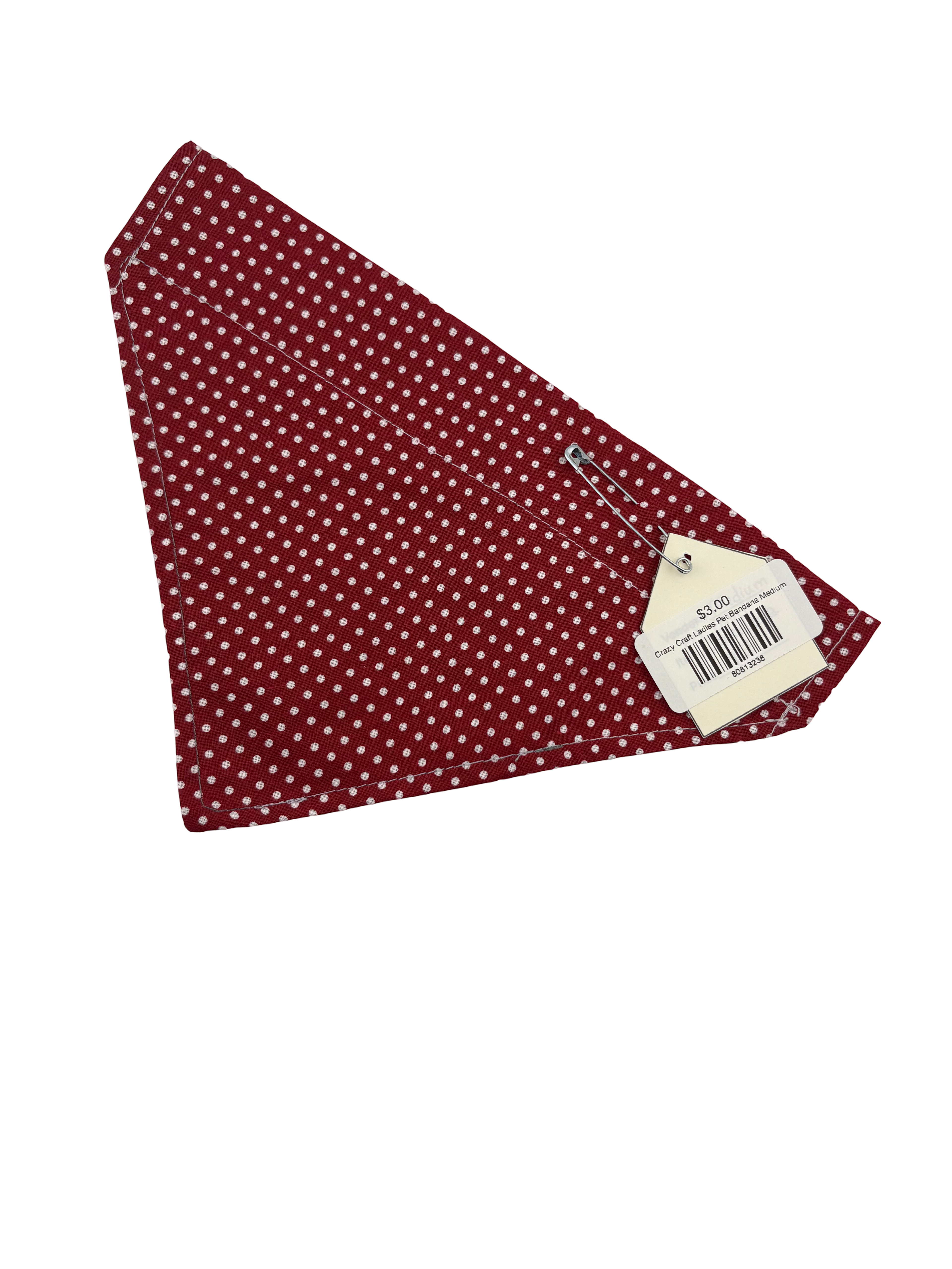 Crazy Craft Ladies Pet Bandana Medium