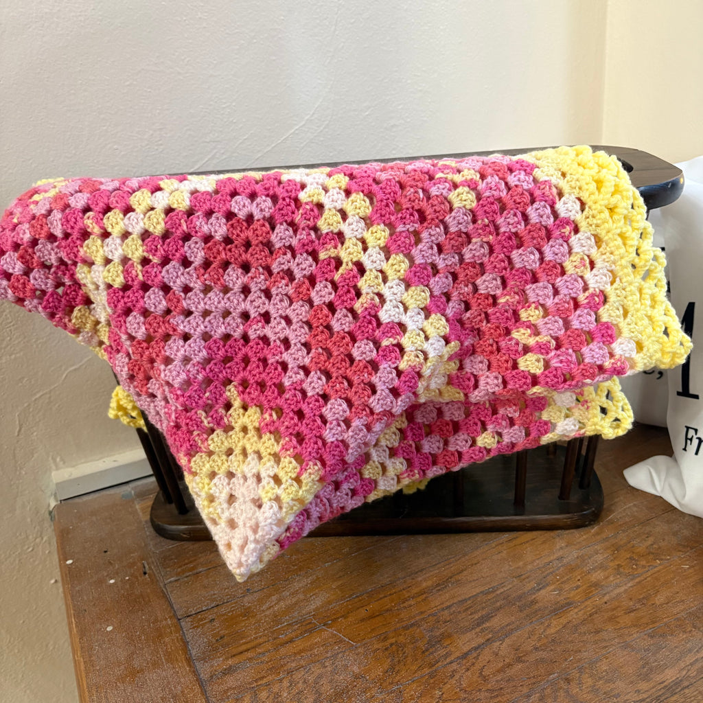 Crazy Craft Ladies Baby Blanket/Throw 32"x39"