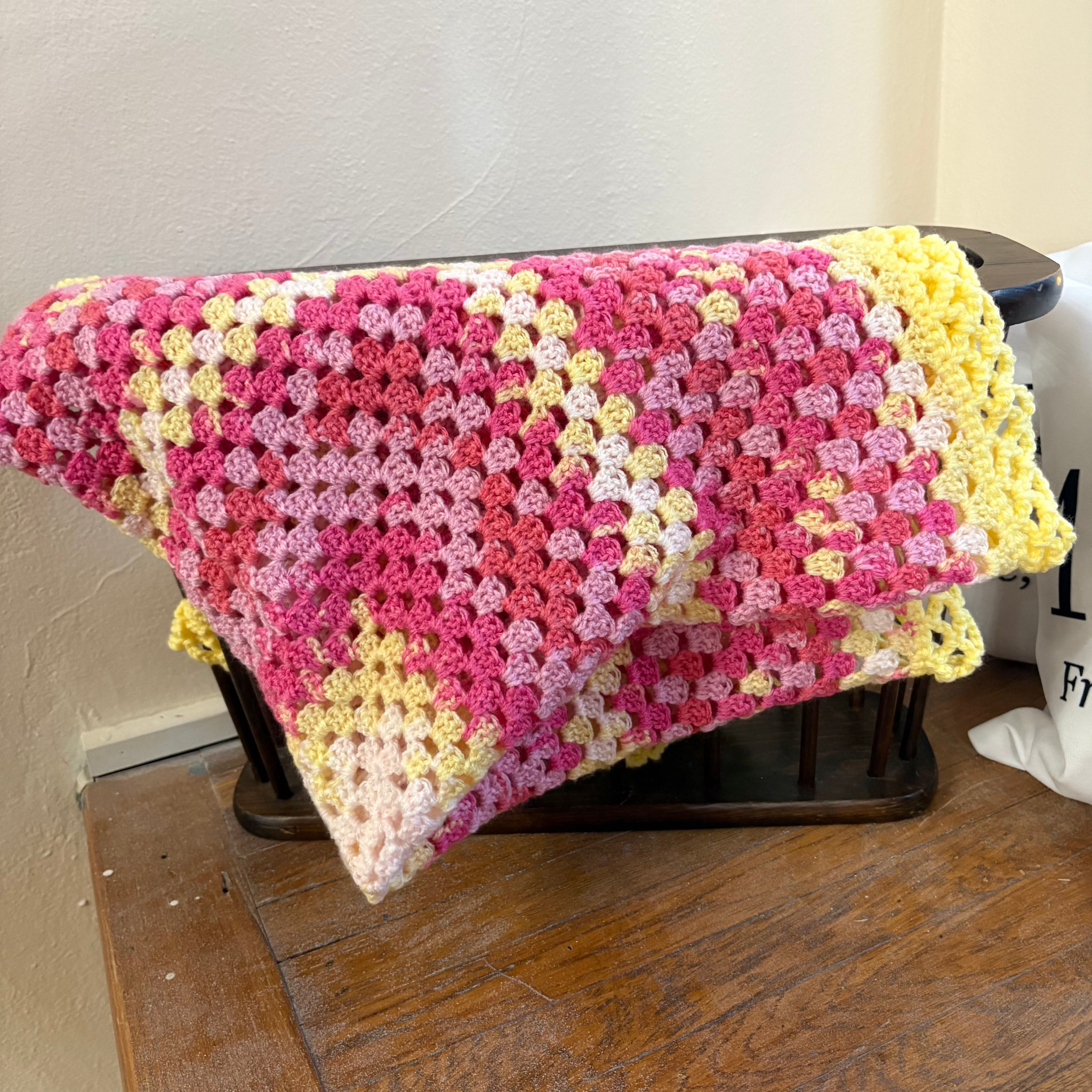 Crazy Craft Ladies Baby Blanket/Throw 32"x39"