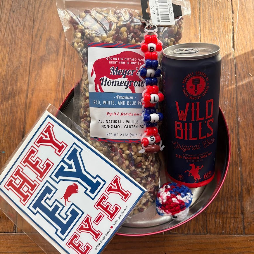 Bills Themed Basket
