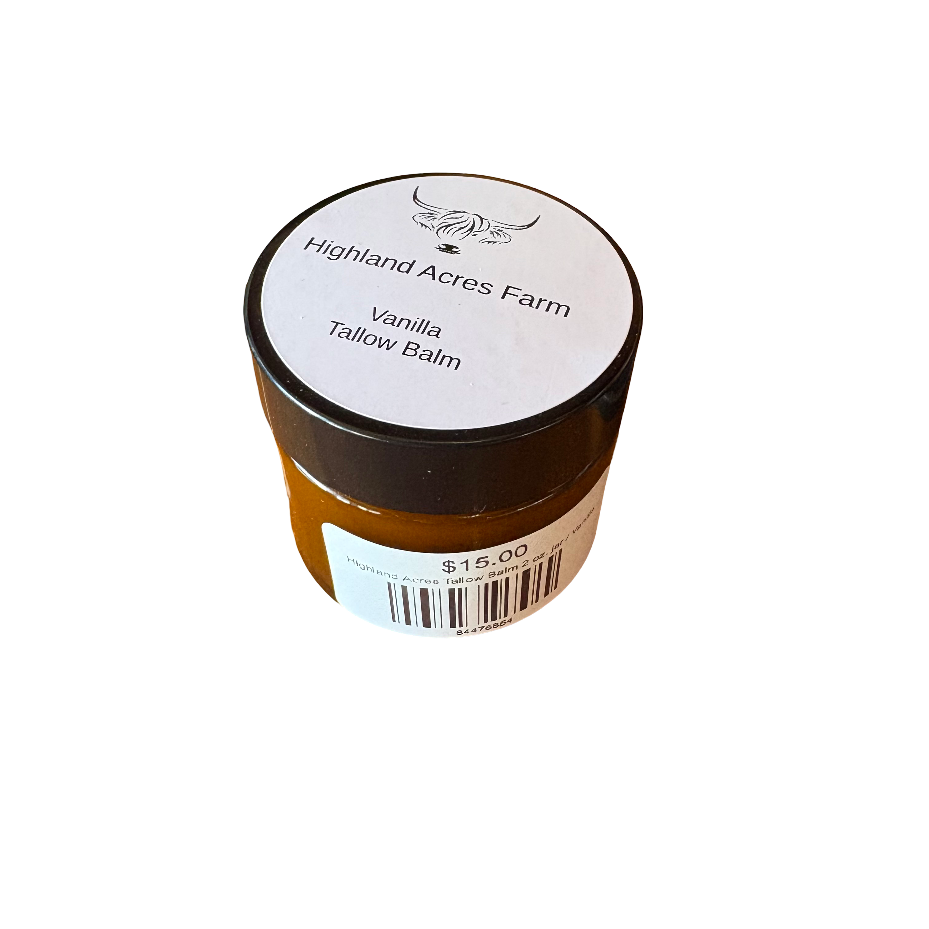 Highland Acres Tallow Balm 2 oz. jar