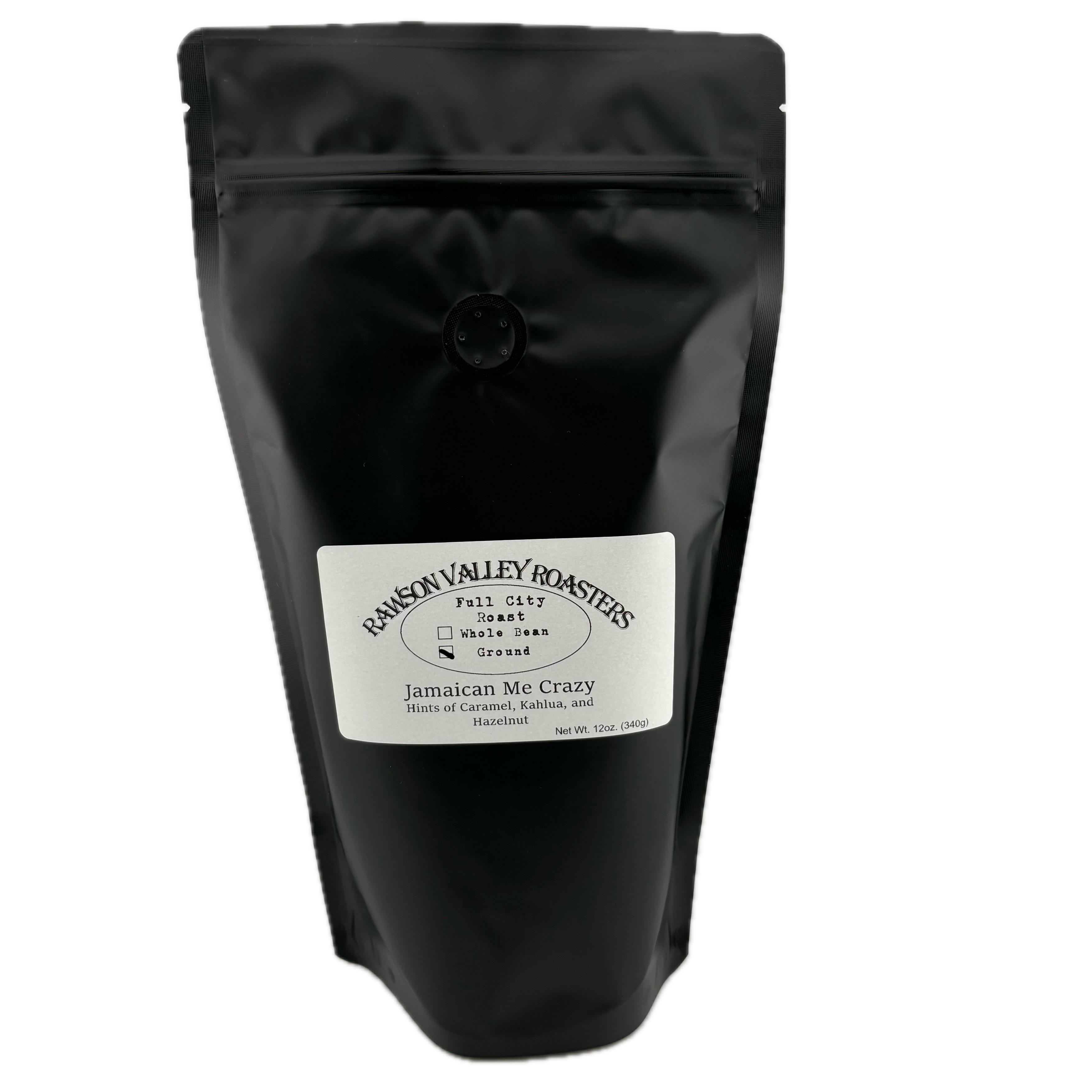 Rawson Valley Roasters Jamaican Me Crazy Coffee Grounds 12 oz