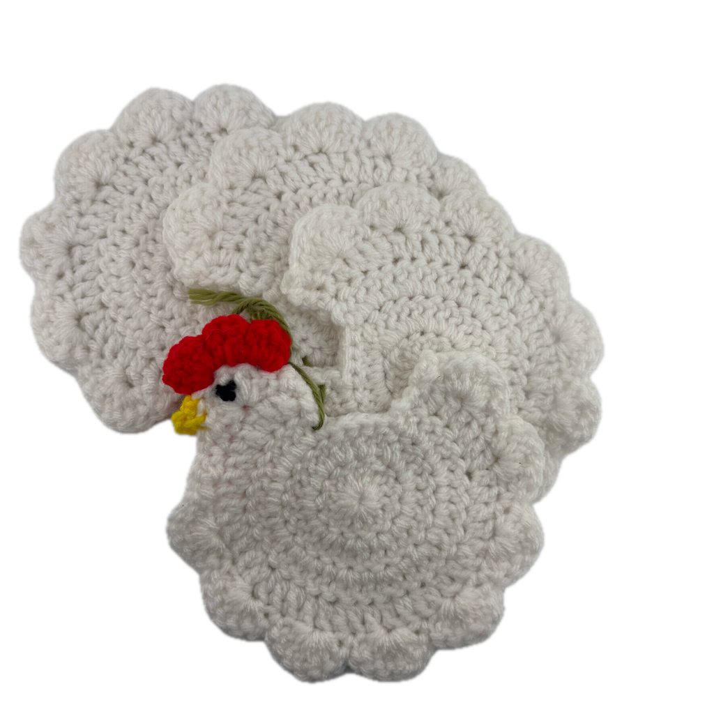 Crazy Craft Ladies Chicken Coasters