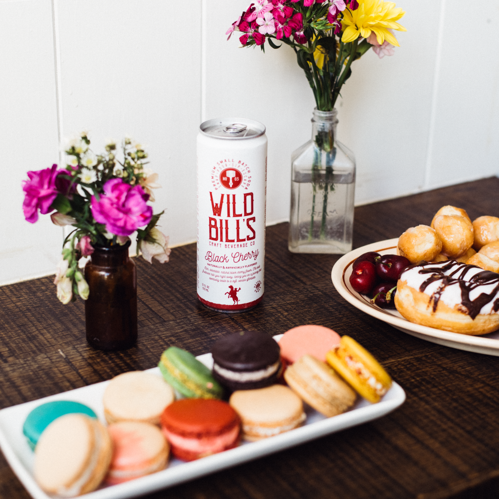 Black Cherry - Premium Cane Sugar Soda, 4-Pack, Cans