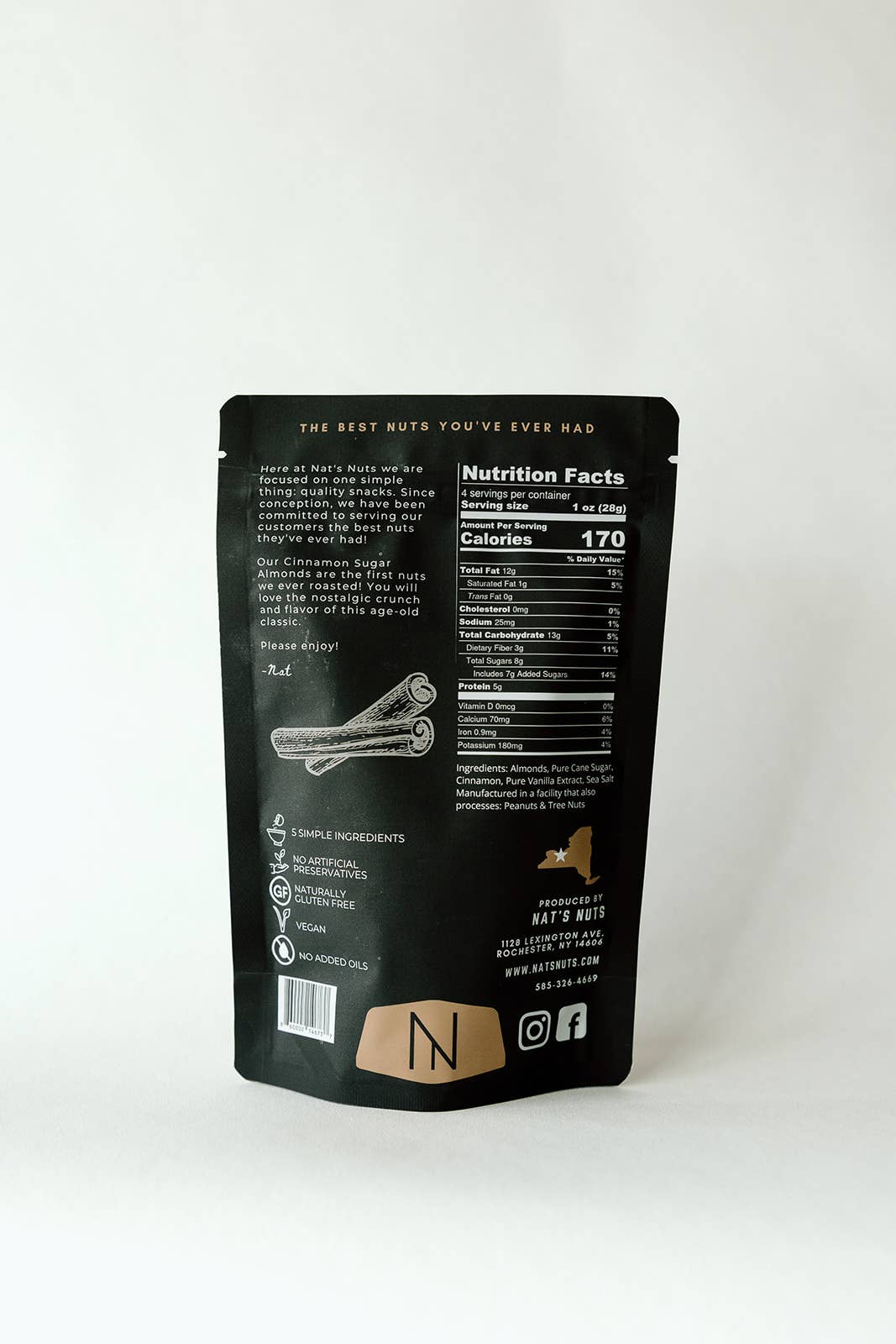 Cinnamon Sugar Almonds