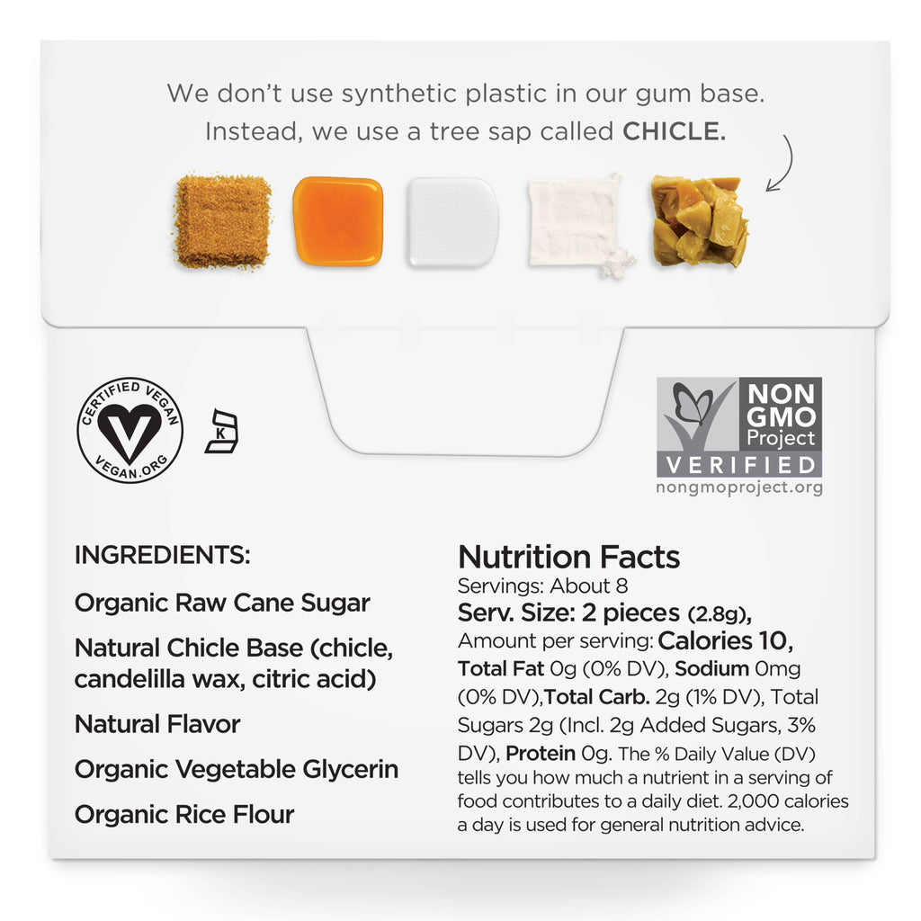 Maple Chewing Gum - Natural + Plastic-Free