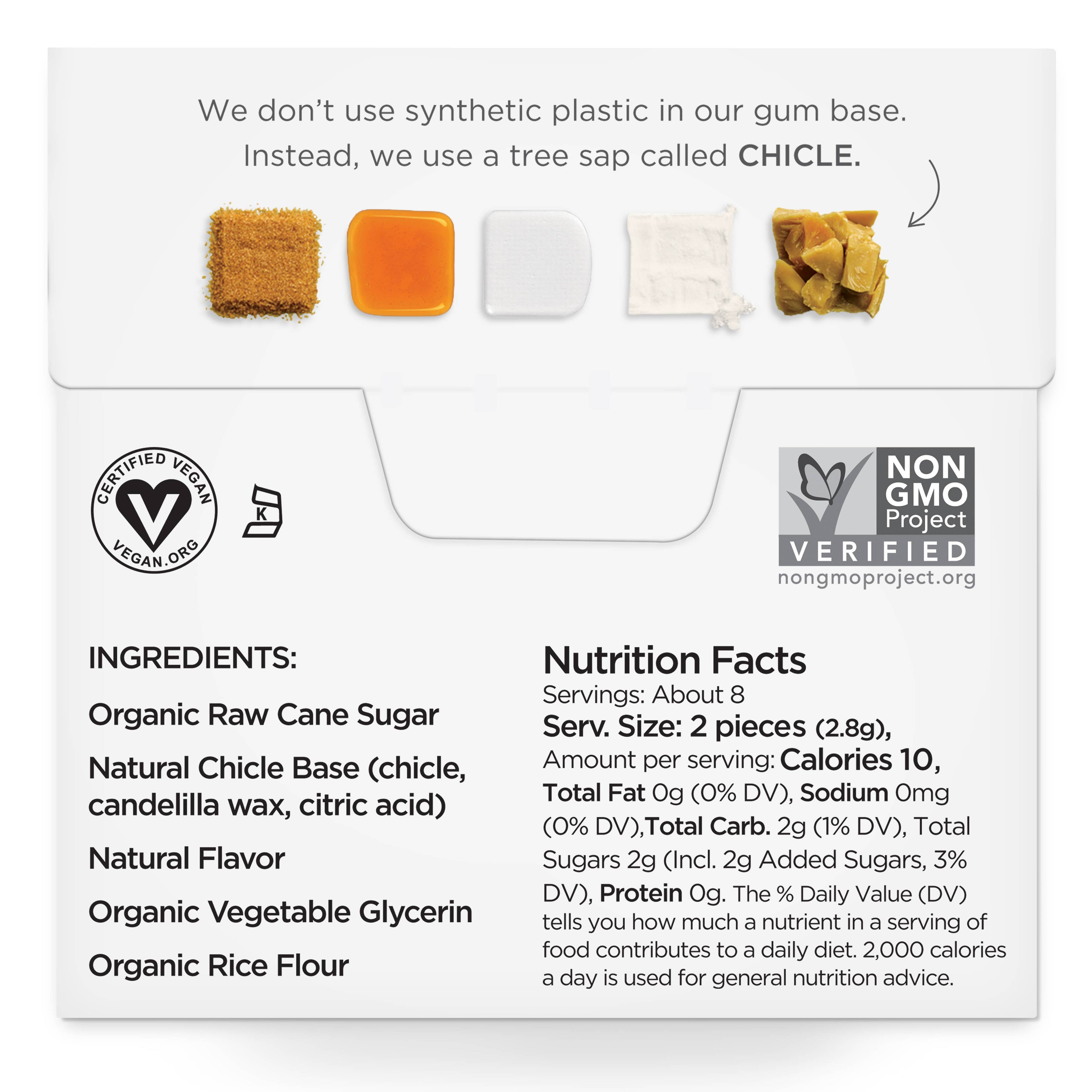 Maple Chewing Gum - Natural + Plastic-Free