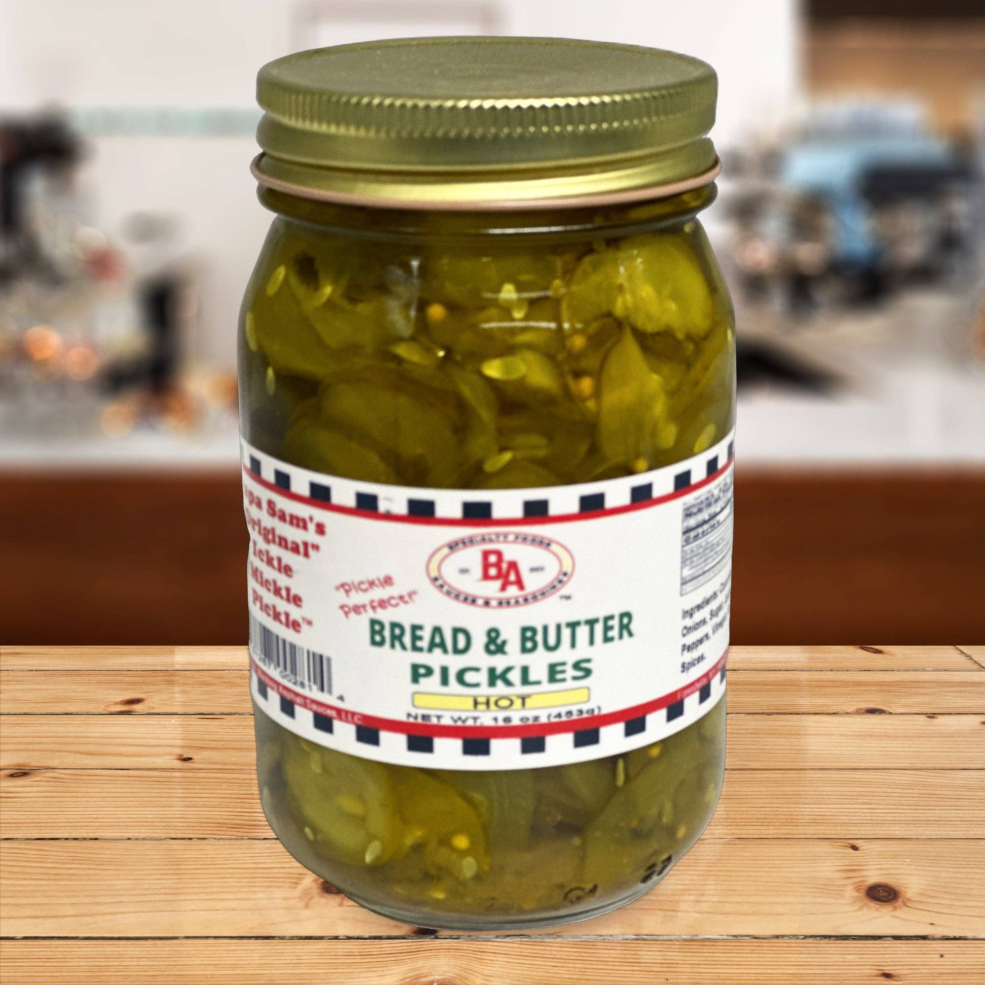 Bread & Butter Pickles-Hot