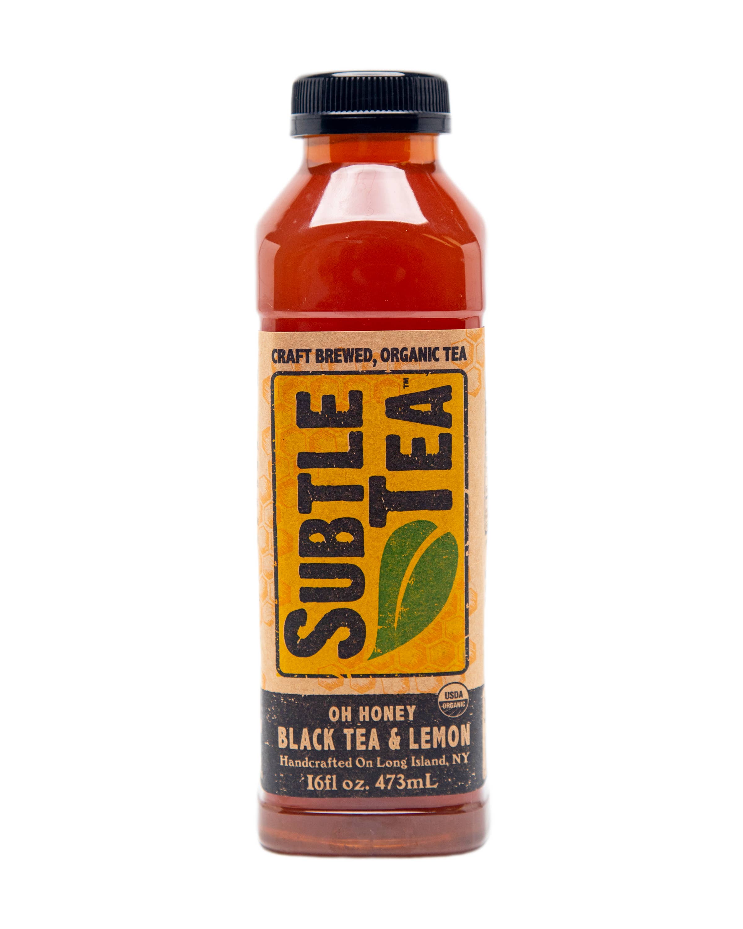 Subtle Tea Black Tea & Lemon 16 oz. Bottle