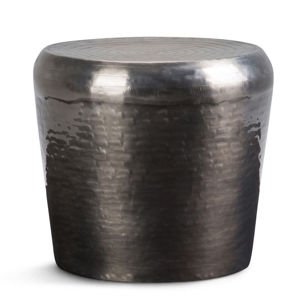 Simpli Home Troy Metal Accent Table in Antique Silver | The Home Depot Canada